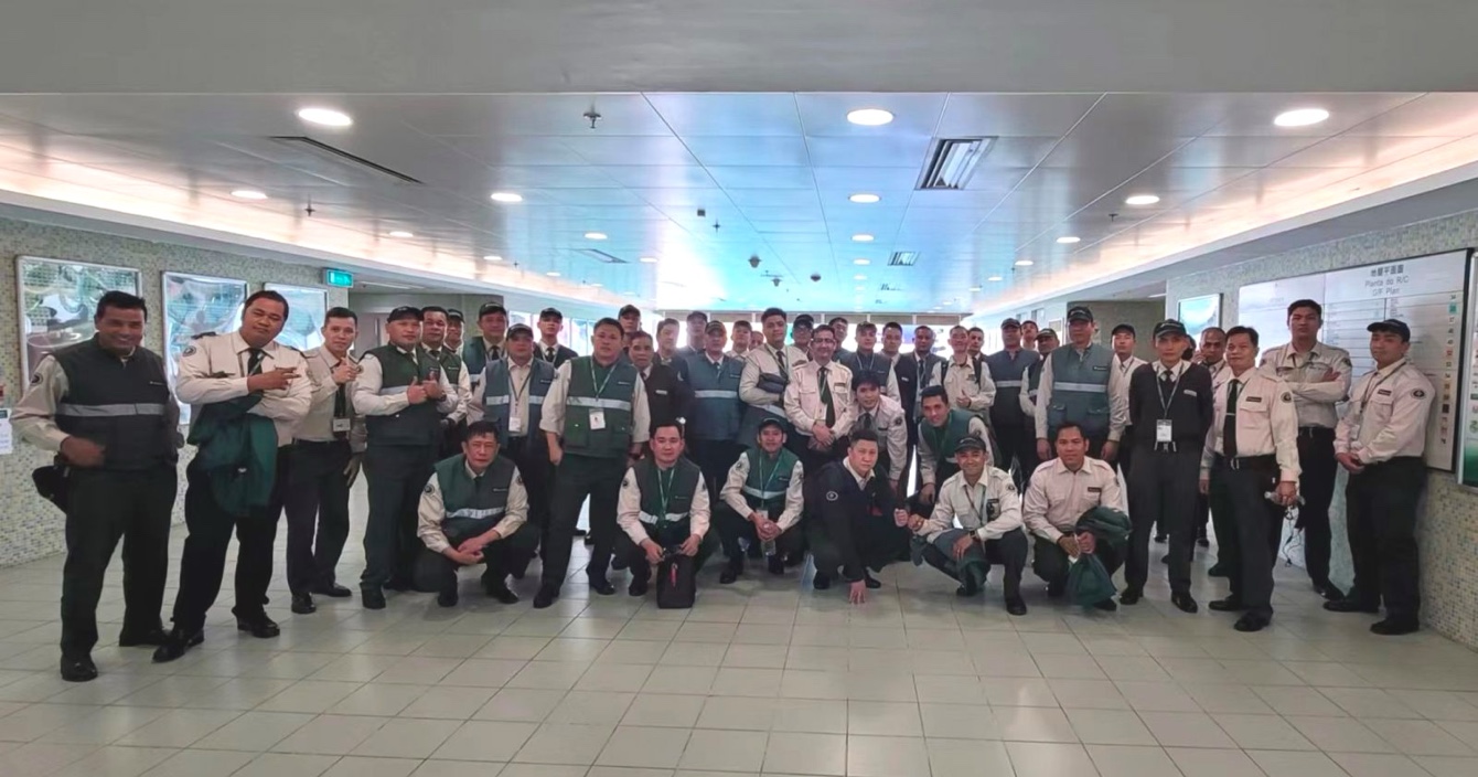 中安科子公司Guardforce澳門衛(wèi)安為2023銀河娛樂澳門國際馬拉松活動(dòng)保駕護(hù)航