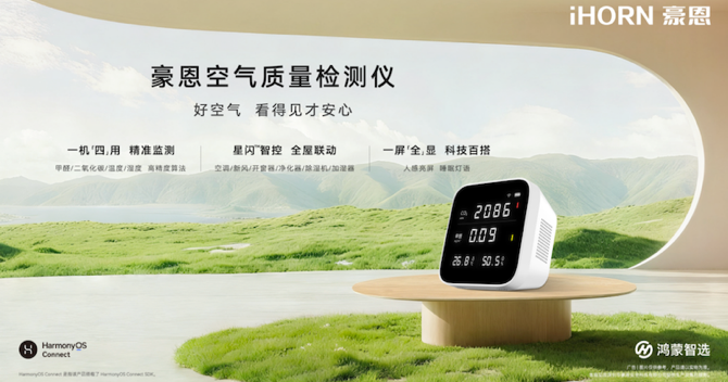 iHORN Air Quality Monitor by Zhong'anke Subsidiary Officially Launched | Precisely Sense Air Quality, Safeguard Respiratory Health